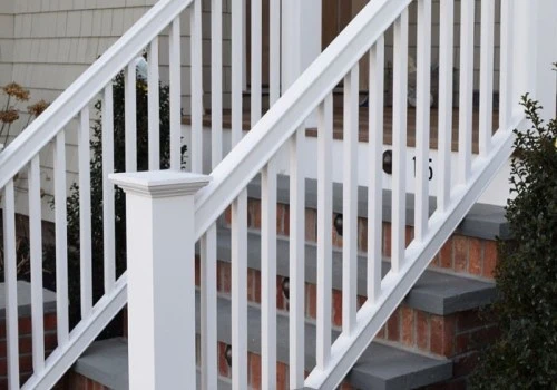 White Vinyl Stair Railing Kit