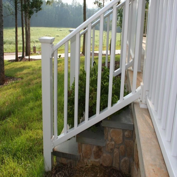 White Vinyl Stair Railing Kit