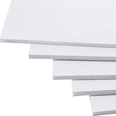Foaie PVC spumată albă